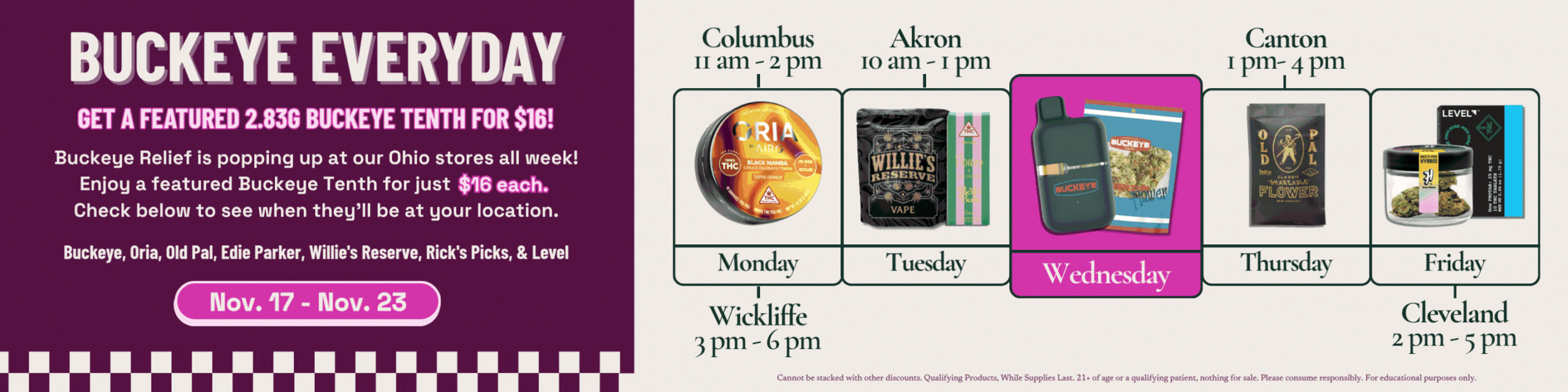 Marquees – Nov 17 OH